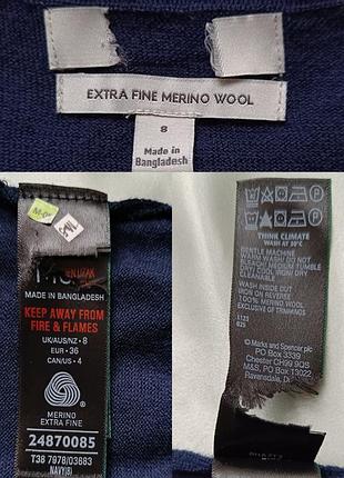 Джемпер из шерсти мериноса m&amp;s 10