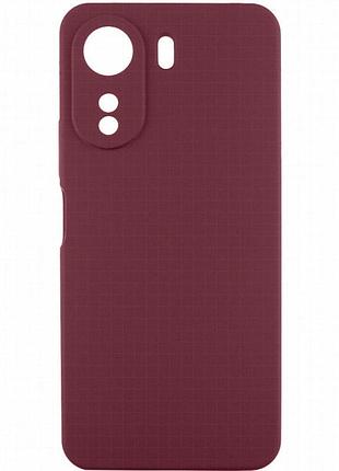 Чехол silicone cover lakshmi full camera (aaa) для xiaomi 17t бордовый / plum