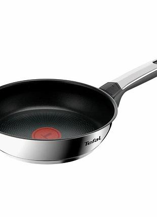 Сковорода tefal emotion+, 18см, нержавеющая сталь, бакелит, черный