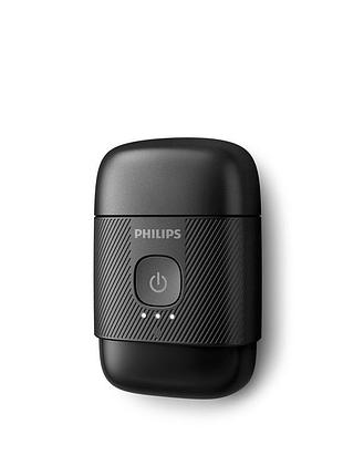 Бритва електр. philips роторна shaver 500 series, бритв.головок-2, li-ion, сух.+волог., дорожн.футляр, чорний