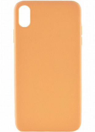 Силиконовый чехол candy для apple iphone xs max (6.5") rose gold