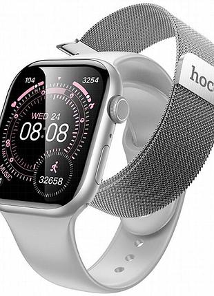 Смарт-часы hoco y42 smart sports watch (call version) silver