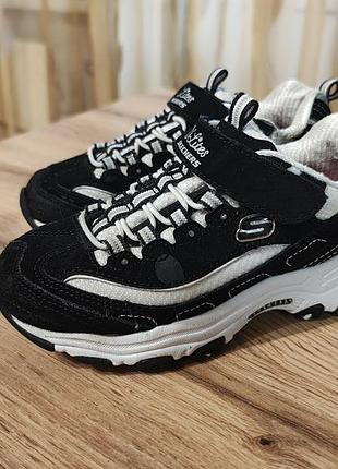 Кросівки дитячі skechers чорні, розмір 30