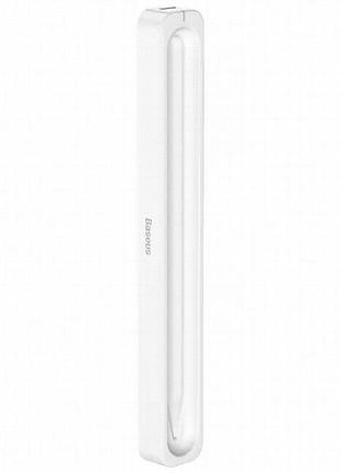 Стилус baseus smooth writing with charging case (p80015907213) moon white