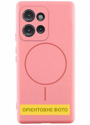 Чехол silicone cover lakshmi full camera (aa) with magnetic fit для motorola edge 50 pro розовый / light pink