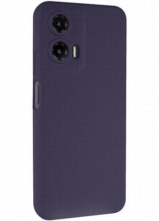 Чехол silicone cover lakshmi full camera (aaa) для motorola moto g35 темно-синий / midnight blue