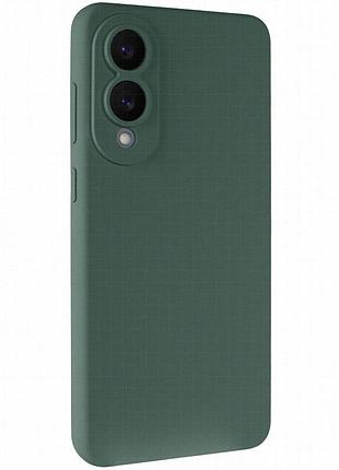 Чехол silicone cover lakshmi full camera (aaa) для samsung galaxy s25 edge зеленый / cyprus green