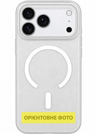 Чехол pc matte color with magnetic fit для apple iphone 16 pro max (6.9") white