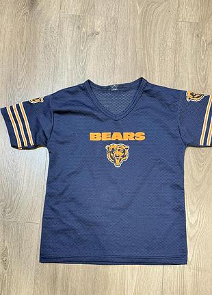 Спортивне жіноче вінтажне джерсі футболка chicago bears nfl оригінал,розмір s
