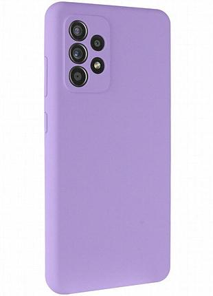 Чехол silicone cover lakshmi full camera (aaa) для samsung galaxy a52 4g / a52 5g / a52s сиреневый / dasheen