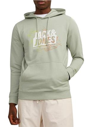Худі чоловіче трьохнитка, світшот, товстовка чоловіча  від jack&jones.  розмір по бірці l.