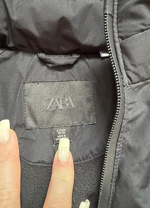 Куртка дитяча  zara чорна 2