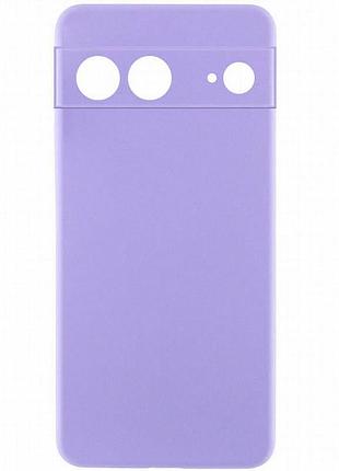 Чехол silicone cover ummi lakshmi full camera (aa) для google pixel 7 сиреневый / dasheen