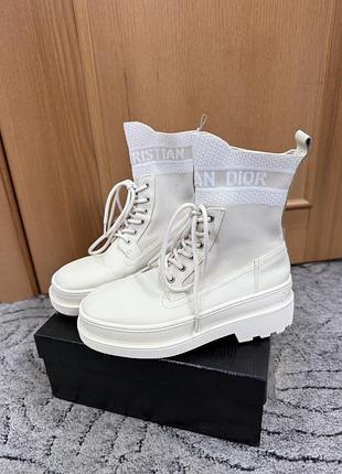 Жіночі черевики dior білі, розмір 37 2