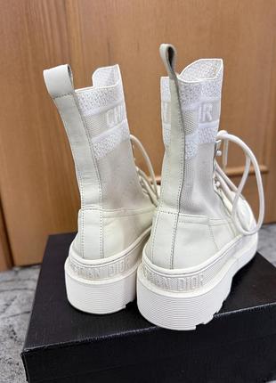 Жіночі черевики dior білі, розмір 37 5