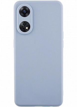 Силиконовый чехол candy full camera для oppo reno 8 t 4g серый / smoky gray