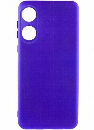 Чехол silicone cover lakshmi full camera (a) для oppo a38 / a18 синий / iris
