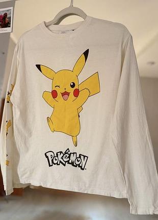 Реглан для підлітків zara kids pokémon молочного кольору