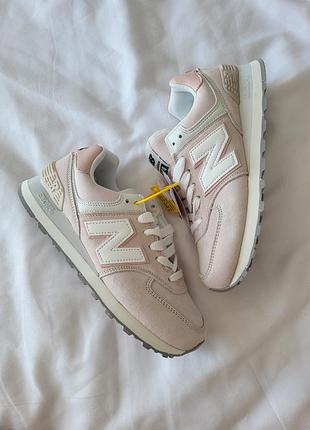 Женские кроссовки new balance 574 pink