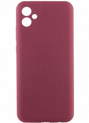 Чехол silicone cover lakshmi full camera (aaa) для samsung galaxy a06 бордовый / plum