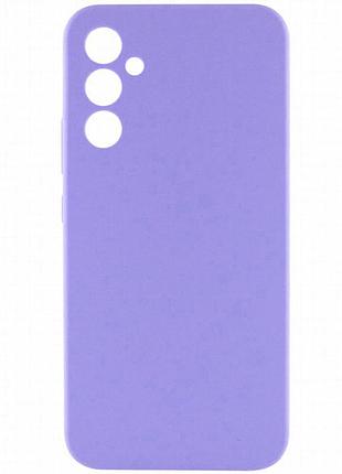 Чехол silicone cover lakshmi full camera (aaa) для samsung galaxy s24 сиреневый / dasheen