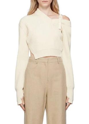 Светр жіночий jacquemus seville молочний
