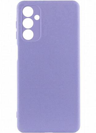 Чехол silicone cover lakshmi full camera (a) для samsung galaxy m14 5g сиреневый / dasheen