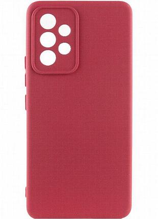 Чехол silicone cover ummi lakshmi full camera (aa) для samsung galaxy a13 4g бордовый / marsala
