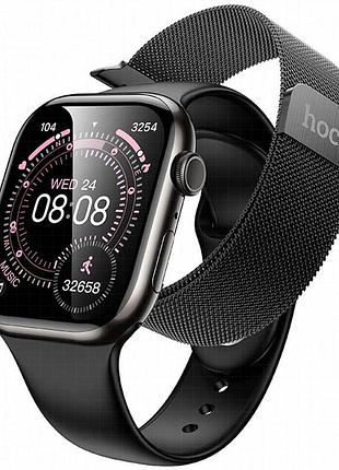 Смарт-часы hoco y42 smart sports watch (call version) black