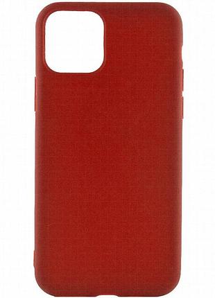 Силиконовый чехол candy для apple iphone 11 pro max (6.5") бордовый