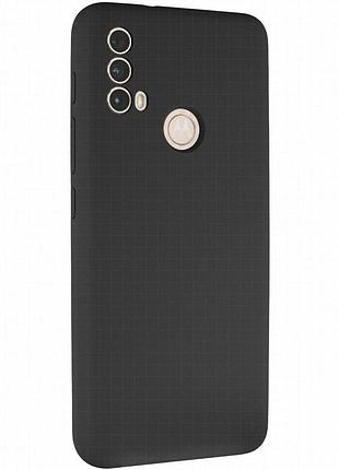 Чехол silicone cover lakshmi full camera (aaa) для motorola moto e40 черный / black