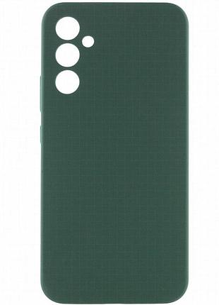 Чехол silicone cover lakshmi full camera (aaa) для samsung galaxy s24 зеленый / cyprus green