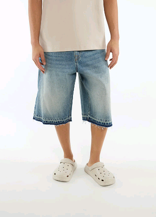 Джинсовые шорты baggy fsbn new yorker 05.03.030.0096 синий р. м, l