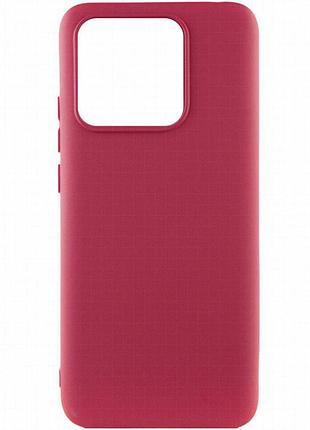 Чехол silicone cover lakshmi (aaa) для xiaomi 15t pro бордовый / plum