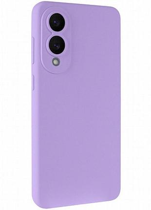 Чехол silicone cover lakshmi full camera (aaa) для samsung galaxy s25 edge сиреневый / dasheen