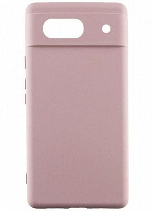 Чехол silicone cover ummi lakshmi full camera (aa) для google pixel 8a розовый / pink sand