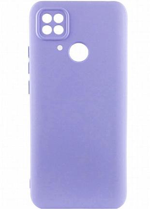Чехол silicone cover lakshmi full camera (aaa) для xiaomi redmi 10c сиреневый / dasheen