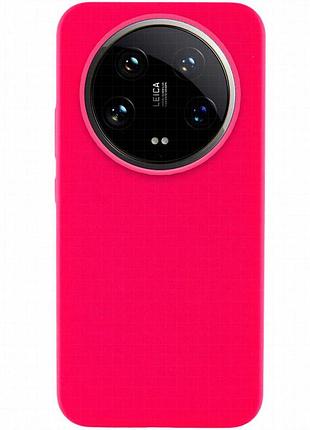 Чехол silicone cover lakshmi (aaa) для xiaomi 14 ultra розовый / barbie pink