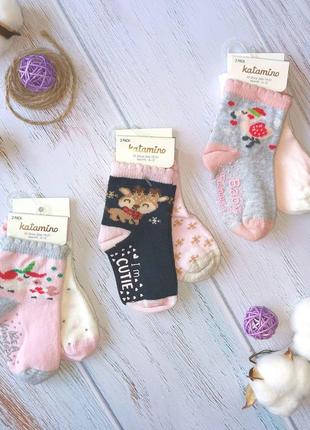 Носки для малышей с антискользящей подошвой, katamino