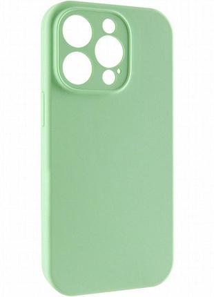 Чехол silk full camera protective (aa) no logo для apple iphone 13 pro (6.1") зеленый / pistachio