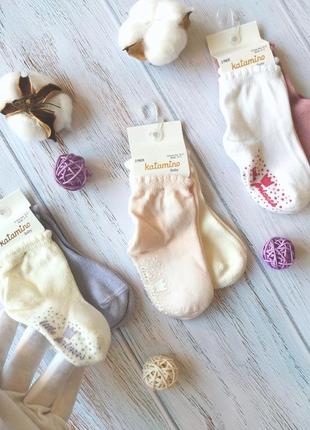 Носки для малышей с антискользящей подошвой, katamino