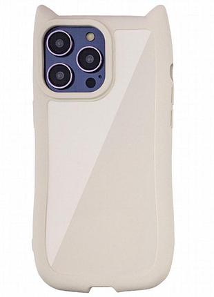 Чехол tpu cat для apple iphone 16 pro (6.3") antique white