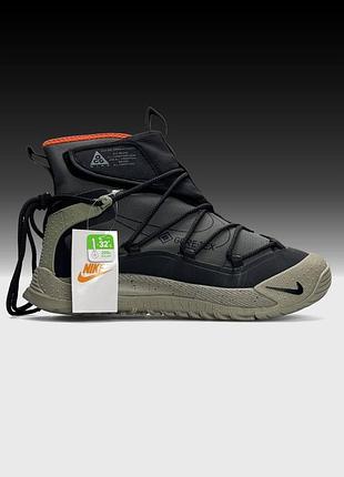 Женские кроссовки nike acg air terra antarktik fur w khaki black