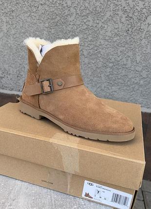 Черевики жіночі ugg коричневі, розмір 7 us (24-24.5 см), замша