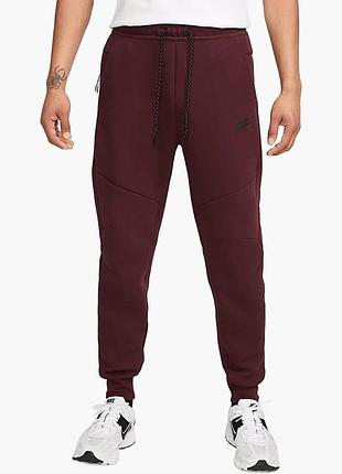 Штани чоловічі nike tch flc jggr bordo hv0959-652