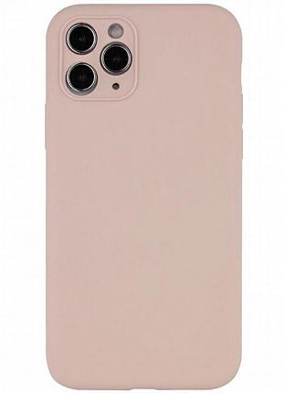 Чехол silk full camera protective (aa) no logo для apple iphone 12 pro (6.1") розовый / pink sand