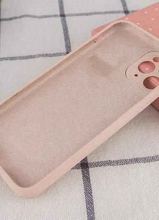 Чехол silk full camera protective (aa) no logo для apple iphone 12 pro (6.1") розовый / pink sand 2