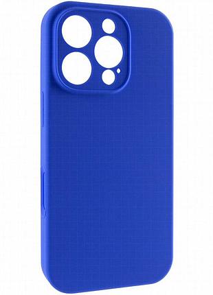 Чехол silk full camera protective (aa) no logo для apple iphone 16 pro (6.3") синий / capri blue