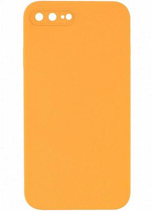 Чехол silk square full camera protective (aa) no logo для apple iphone 7 plus/8 plus (5.5") оранжевый / papaya