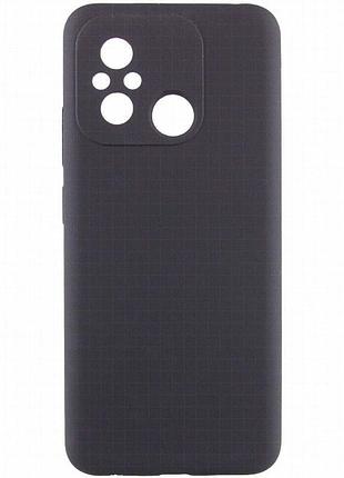 Чехол silicone cover lakshmi full camera (aaa) для xiaomi redmi 12c черный / black